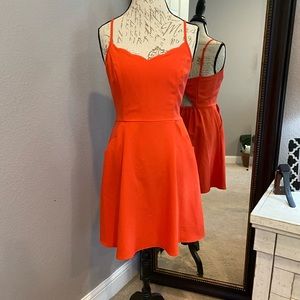 Glamorous party dress with a peak a boo! NWOT